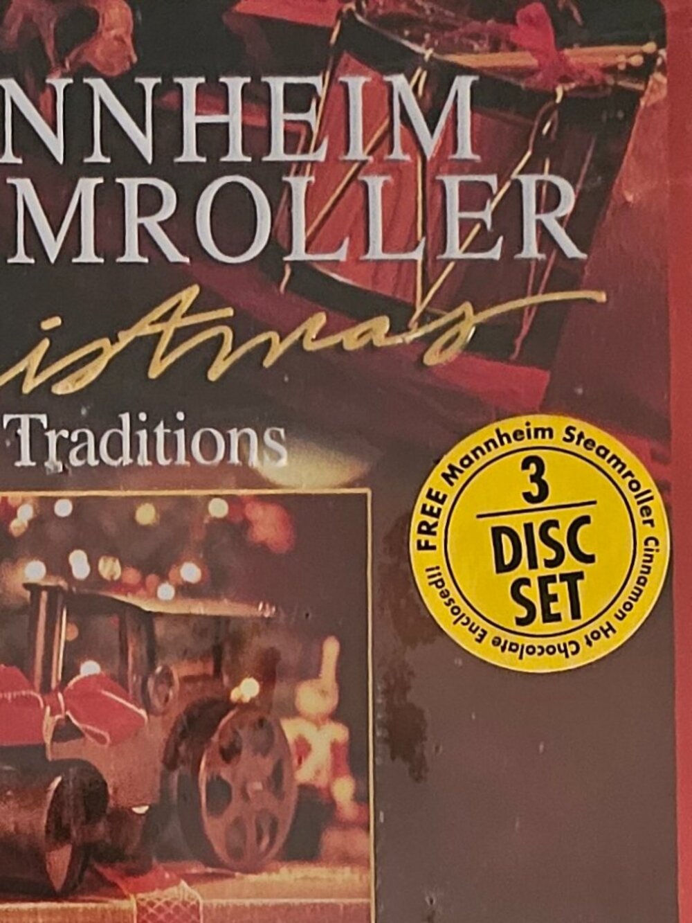 Mannheim Steamroller Christmas Traditions Sealed New 3 CD Set in Collectors Tin
